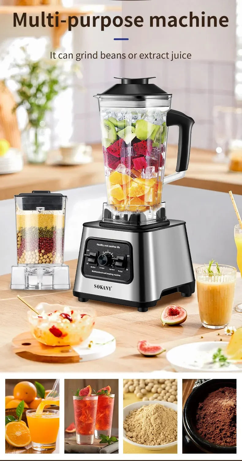 Houselin 6000W Multifunctional Blender Smoothie Maker