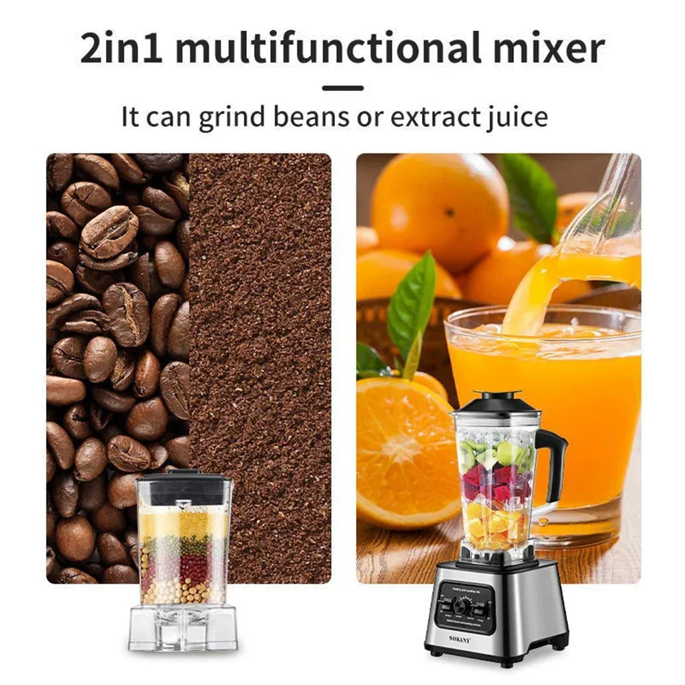 Houselin 6000W Multifunctional Blender Smoothie Maker